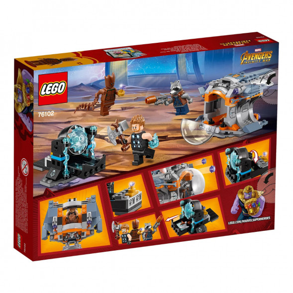 Конструктор LEGO Super Heroes 76102 Война бесконечности: В поисках оружия Тора в Сургуте
