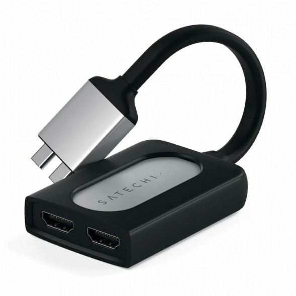 Адаптер Satechi USB-C Dual 4K HDMI Adapter (2xHDMI, USB Type-C) в Сургуте