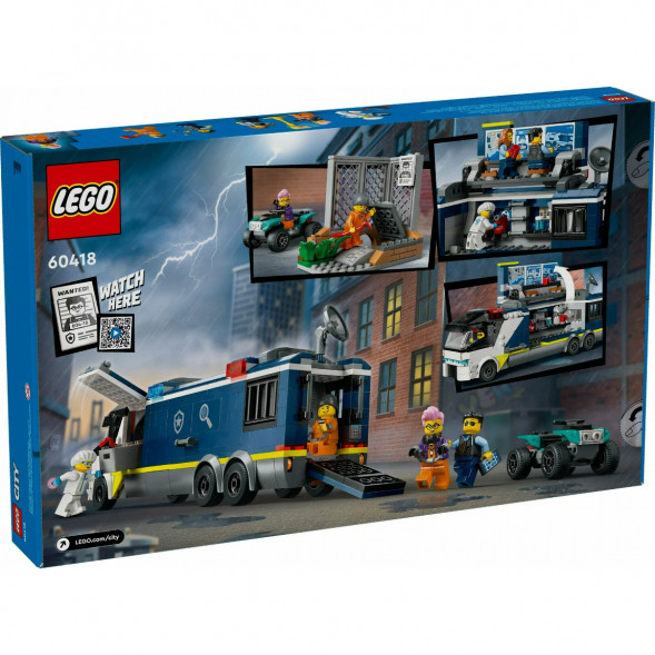 Конструктор LEGO City 60418 Полицейский грузовик криминалистической лаборатории в Сургуте