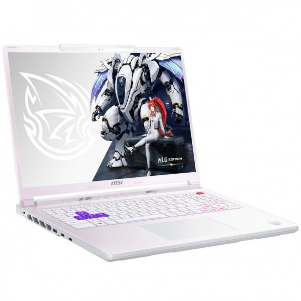 Ноутбук MSI Crosshair A16 HX MLG Edition E8WGXK-089XRUY (16&amp;quot;, IPS, AMD Ryzen 9 8940HX 2.4ГГц, 16 ядер, 16ГБ DDR5, 1ТБ SSD, NVIDIA GeForce RTX 5070 - 12 ГБ, без ОС), белый в Сургуте