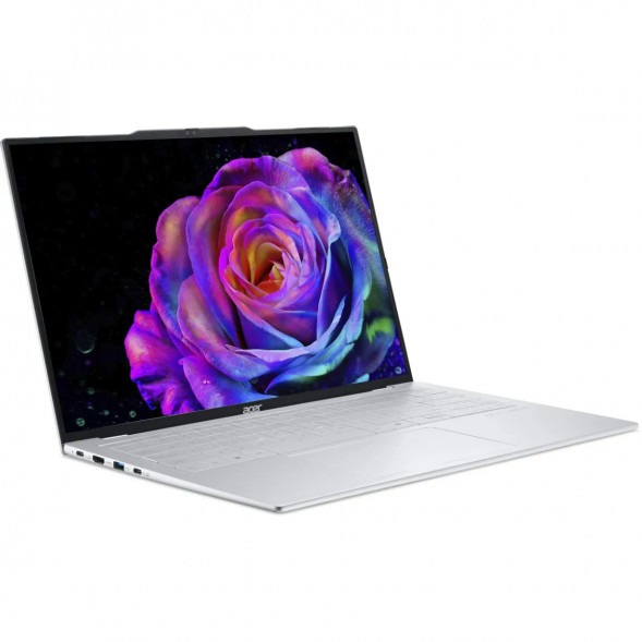 Ноутбук Acer Swift Air 16 SFA16-61M-R721 (16&amp;quot;, OLED, AMD Ryzen AI 7 350 2ГГц, 8 ядер, 16ГБ LPDDR5, 1ТБ SSD, AMD Radeon 860M, без ОС), серебристый в Сургуте