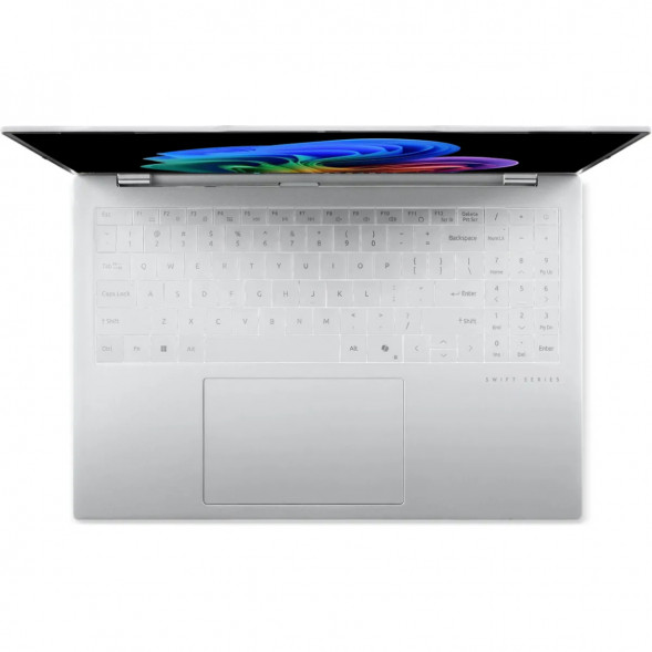 Ноутбук Acer Swift Air 16 SFA16-61M-R721 (16&amp;quot;, OLED, AMD Ryzen AI 7 350 2ГГц, 8 ядер, 16ГБ LPDDR5, 1ТБ SSD, AMD Radeon 860M, без ОС), серебристый в Сургуте