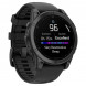 Умные часы Garmin Fenix E 47мм Amoled Slate Grey Steel с чёрным силиконовым ремешком 010-03025-01 в Сургуте