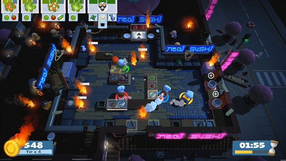 Игра Overcooked &amp;amp; Overcooked 2 [Nintendo Switch, английская версия] в Сургуте
