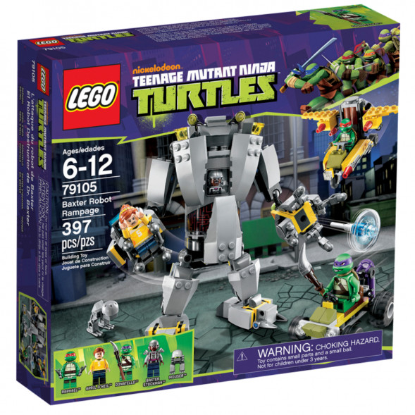 Конструктор LEGO Teenage Mutant Ninja Turtle 79105 Нападение робота Бакстера в Сургуте