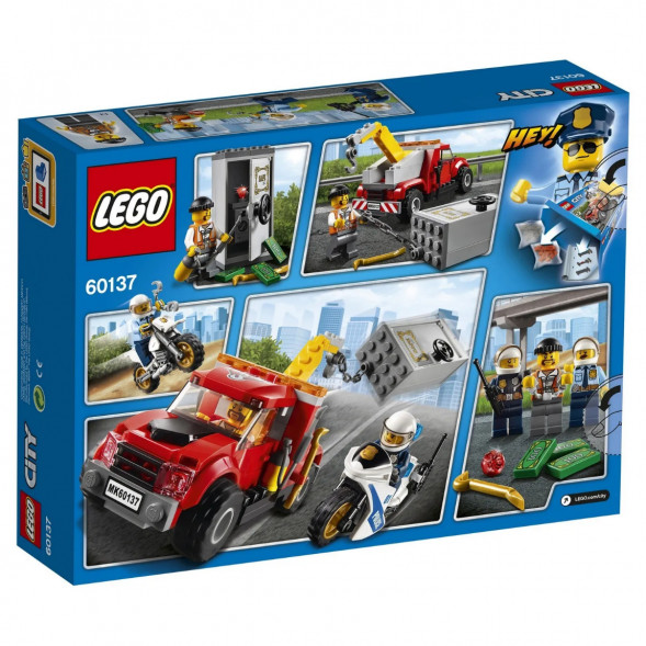 Конструктор LEGO City Police 60137 Побег на буксировщике в Сургуте
