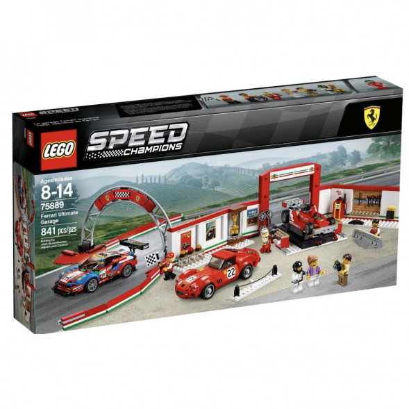 Конструктор LEGO Speed Champions 75889 Гараж Ferrari в Сургуте