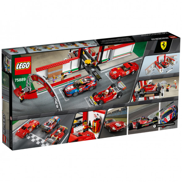 Конструктор LEGO Speed Champions 75889 Гараж Ferrari в Сургуте