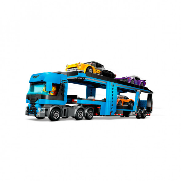 Конструктор LEGO City 60408 Грузовик-автовоз со спортивными автомобилями в Сургуте