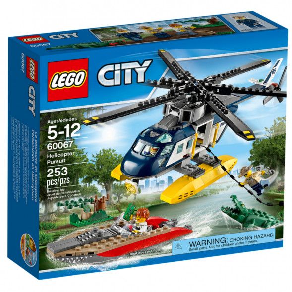 Конструктор LEGO City 60067 Погоня на полицейском вертолёте в Сургуте