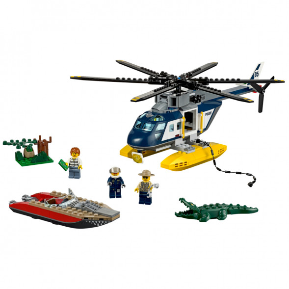 Конструктор LEGO City 60067 Погоня на полицейском вертолёте в Сургуте