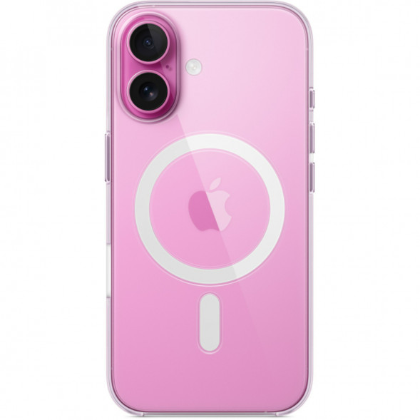 Чехол Apple Clear Case with MagSafe для iPhone 16 Plus, прозрачный (MA7D4ZM/A) в Сургуте