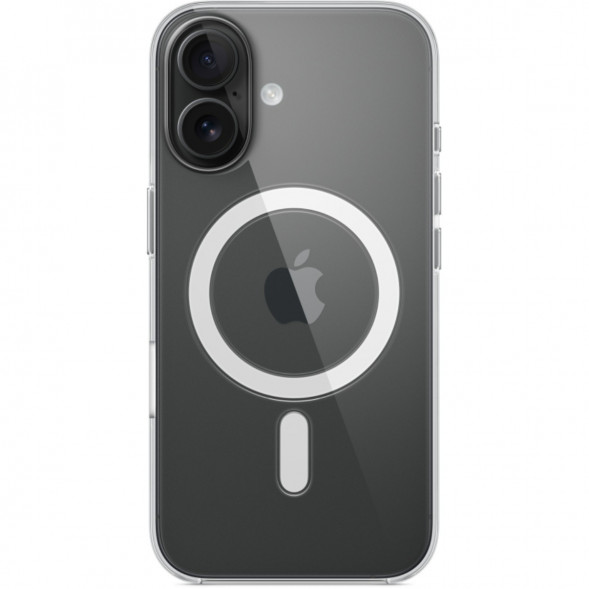 Чехол Apple Clear Case with MagSafe для iPhone 16 Plus, прозрачный (MA7D4ZM/A) в Сургуте