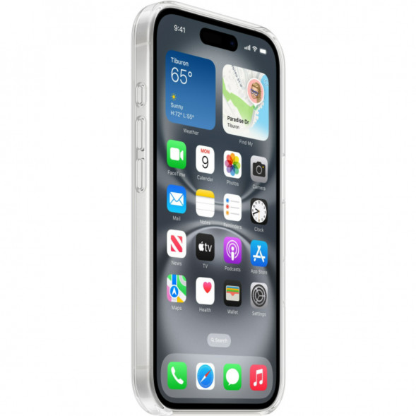 Чехол Apple Clear Case with MagSafe для iPhone 16 Plus, прозрачный (MA7D4ZM/A) в Сургуте