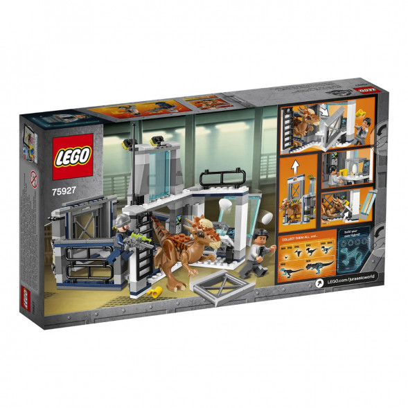 Конструктор LEGO Jurassic World 75927 Побег стигимолоха из лаборатории в Сургуте