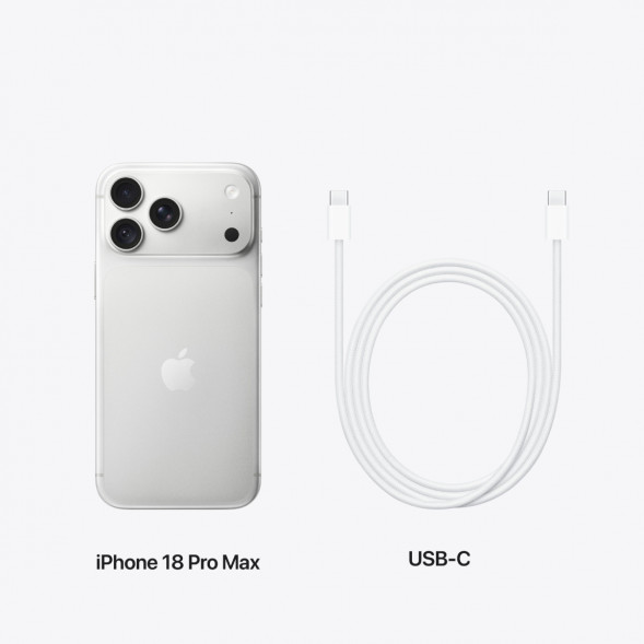 Смартфон Apple iPhone 18 Pro Max 256GB (eSIM), Silver в Сургуте
