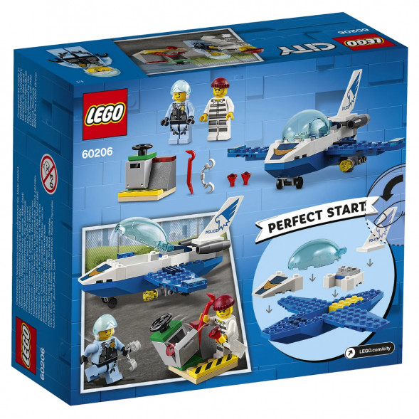 Конструктор LEGO City Police 60206 Воздушная полиция: патрульный самолет в Сургуте