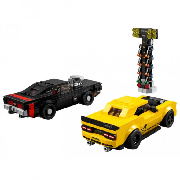 Конструктор LEGO Speed Champions 75893 2018 Dodge Challenger SRT Demon и 1970 Dodge Charger R/T в Сургуте