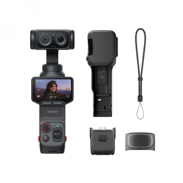 Экшн-камера Insta360 Luna Ultra Standard Combo, Cosmic Black в Сургуте