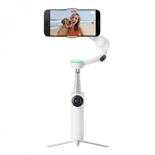 Стабилизатор Insta360 Flow 2 AI Tracker Bundle, Summit White в Сургуте