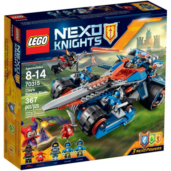 Конструктор LEGO Nexo Knights 70315 Устрашающий разрушитель Клэя в Сургуте