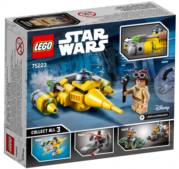 Конструктор LEGO Star Wars 75223 Микрофайтеры: Истребитель с планеты Набу в Сургуте