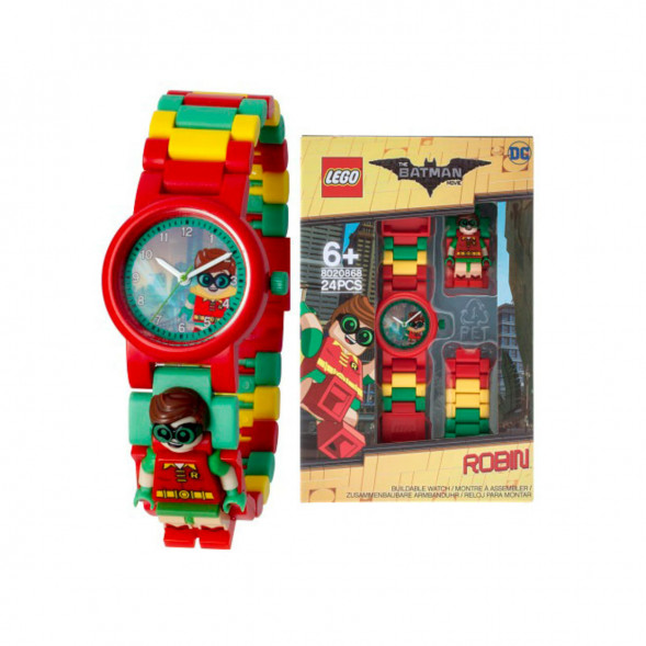 Часы LEGO Super Heroes 8020868 Batman Movie Робин с минифигуркой в Сургуте