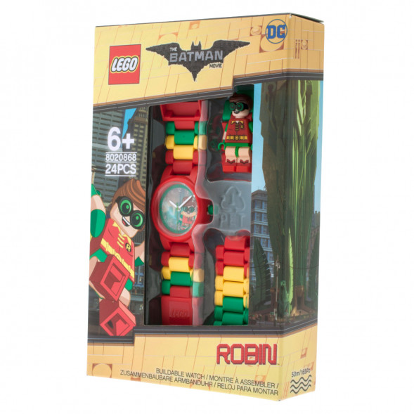 Часы LEGO Super Heroes 8020868 Batman Movie Робин с минифигуркой в Сургуте