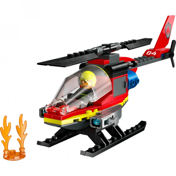 Конструктор LEGO City 60411 Пожарно-спасательный вертолет в Сургуте