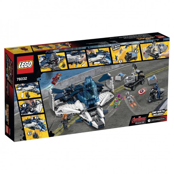 Конструктор LEGO Super Heroes 76032 Погоня на Квинджете Мстителей в Сургуте