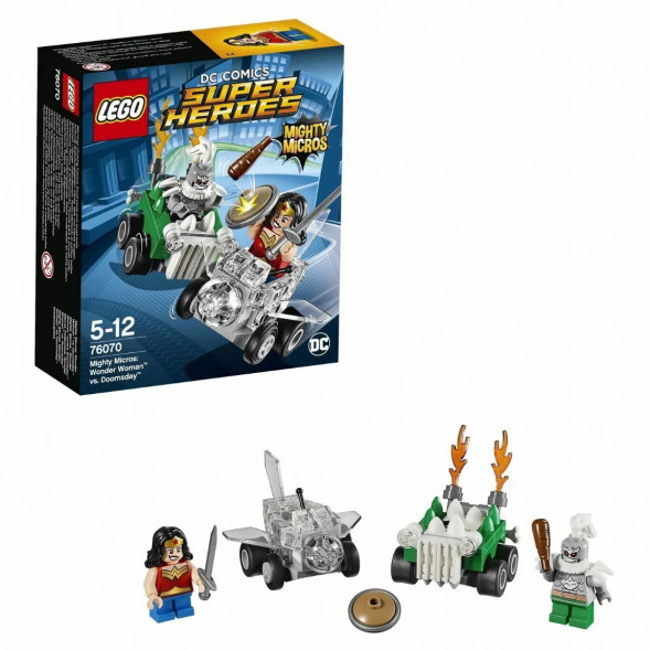 Конструктор LEGO Super Heroes 76070 Mighty Micros: Чудо-женщина против Думсдэя в Сургуте
