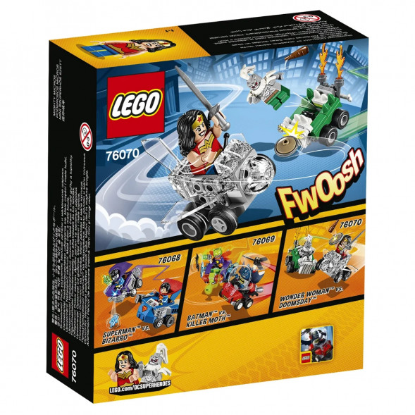 Конструктор LEGO Super Heroes 76070 Mighty Micros: Чудо-женщина против Думсдэя в Сургуте