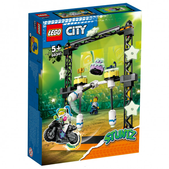 Конструктор LEGO City 60341 Трюковое испытание «Нокдаун» в Сургуте