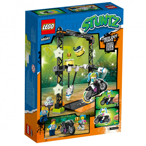 Конструктор LEGO City 60341 Трюковое испытание «Нокдаун» в Сургуте