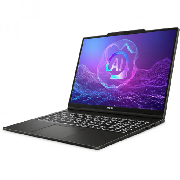 Ноутбук MSI VenturePro 16 AI A2HVEG-033XRU (16&amp;quot;, OLED, Intel Core Ultra 7 255H 2ГГц, 16 ядер, 16ГБ DDR5, 1ТБ SSD, NVIDIA GeForce RTX 4050 - 6 ГБ, FreeDOS), серый в Сургуте