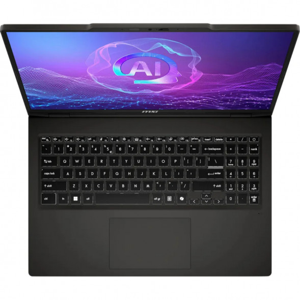 Ноутбук MSI VenturePro 16 AI A2HVEG-033XRU (16&amp;quot;, OLED, Intel Core Ultra 7 255H 2ГГц, 16 ядер, 16ГБ DDR5, 1ТБ SSD, NVIDIA GeForce RTX 4050 - 6 ГБ, FreeDOS), серый в Сургуте