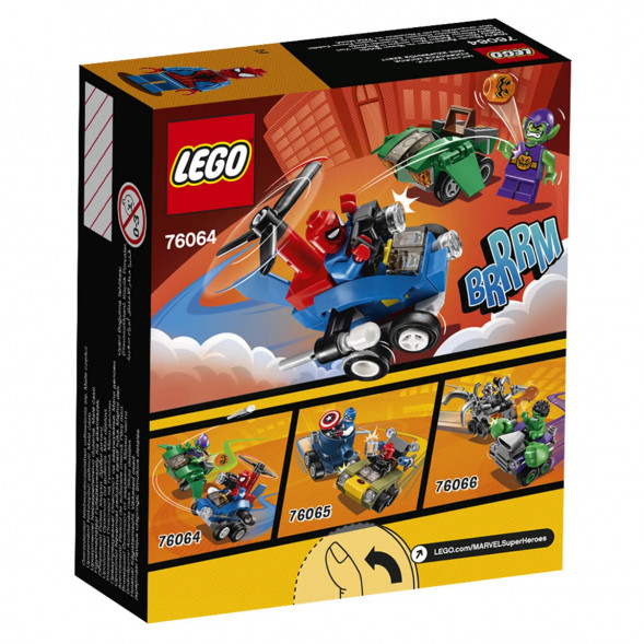 Конструктор LEGO Super Heroes 76064 Человек‑паук против Зелёного Гоблина в Сургуте