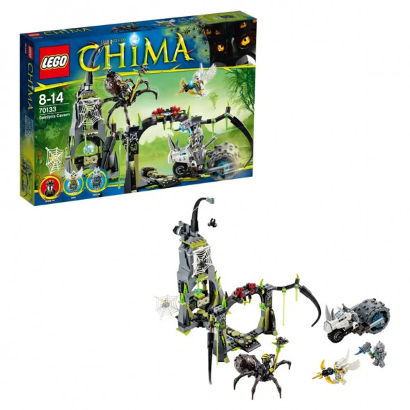 Конструктор LEGO Legends Of Chima 70133 Пещера Спинлина в Сургуте