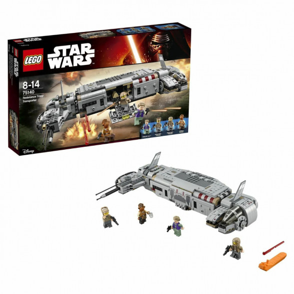 Конструктор LEGO Star Wars 75140 Военный транспорт Сопротивления в Сургуте