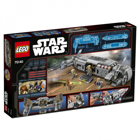 Конструктор LEGO Star Wars 75140 Военный транспорт Сопротивления в Сургуте