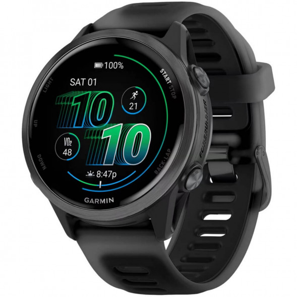 Умные часы Garmin Forerunner 570 42 мм Slate Grey Aluminium/Translucent Black 010-02970-00 в Сургуте
