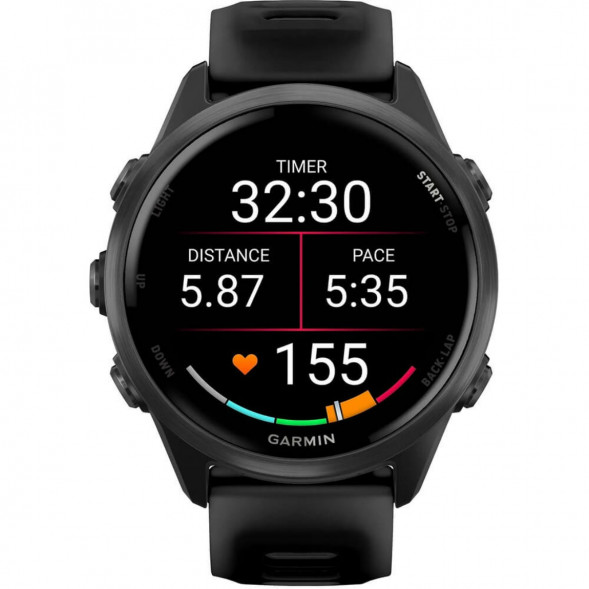 Умные часы Garmin Forerunner 570 42 мм Slate Grey Aluminium/Translucent Black 010-02970-00 в Сургуте