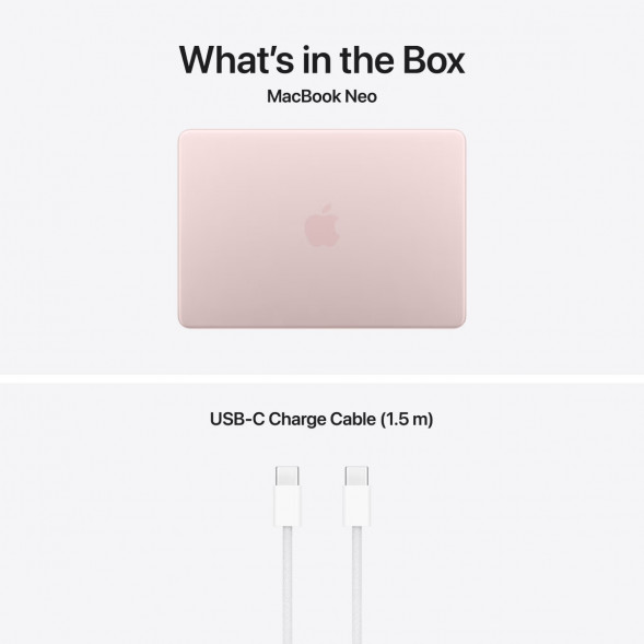 Ноутбук Apple MacBook Neo MHFH4 (A18 Pro 5-Core GPU, 8/256GB), Розовый/Blush в Сургуте