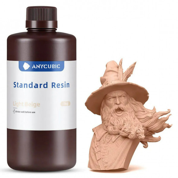 Смола для фотополимерного  принтера Anycubic Standard Resin Light Beige (Бежевый) в Сургуте