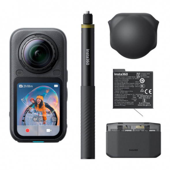 Экшн-камера Insta360 X6 Essentials Bundle, Black в Сургуте