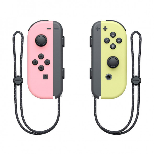 Геймпад Nintendo Switch Joy-Con controllers Duo, пастельный розовый / пастельный жёлтый в Сургуте