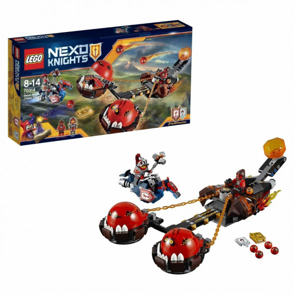 Конструктор LEGO Nexo Knights 70314 Безумная колесница Укротителя в Сургуте
