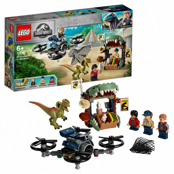 Конструктор LEGO Jurassic World 75934 Побег дилофозавра в Сургуте