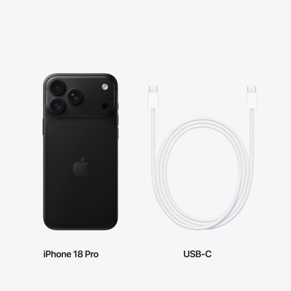 Смартфон Apple iPhone 18 Pro 2TB (SIM + eSIM), Black в Сургуте