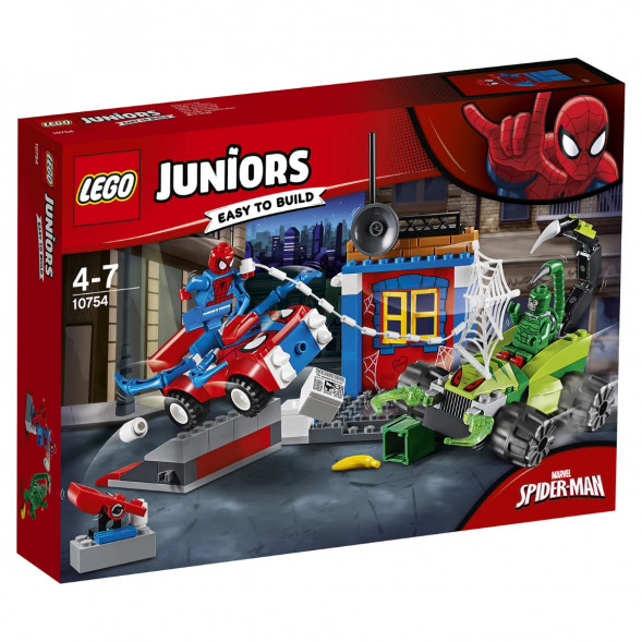 Конструктор LEGO Juniors 10754 Решающий бой Человека-паука против Скорпиона в Сургуте
